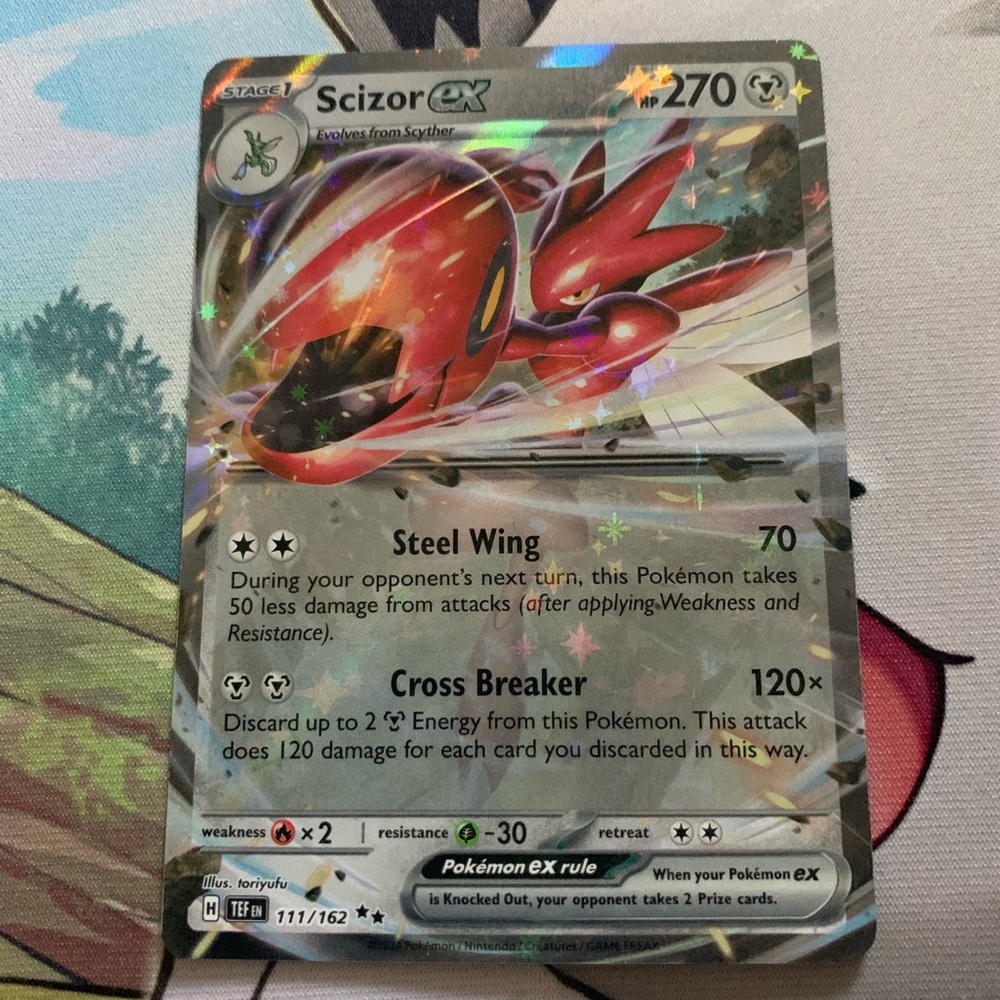 Scizor EX 111/162 Pokémon Card